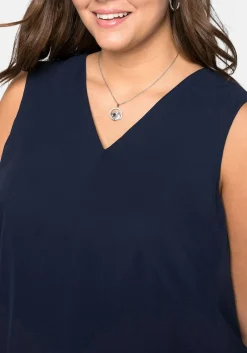 Jumpsuit im Lagenlook mit Chiffon-Oberteil<sheego New
