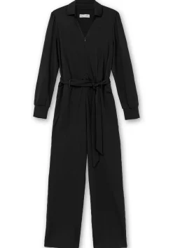 Jumpsuit mit Bindegürtel und Reißverschluss vorn<sheego by Joe Browns Discount