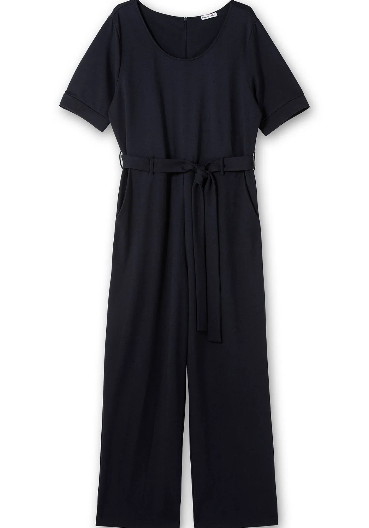 Jumpsuit mit Bindegürtel und weitem Bein<sheego by Joe Browns Best