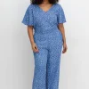Jumpsuit mit Blümchenprint, aus Viskose<sheego by Joe Browns Discount