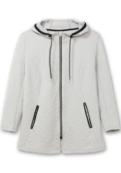 Kapuzenjacke in gesteppter Jacquard-Qualität<sheego Online