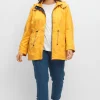 Kapuzenjacke mit Kontrastfutter und Taillen-Tunnelzug<sheego Best
