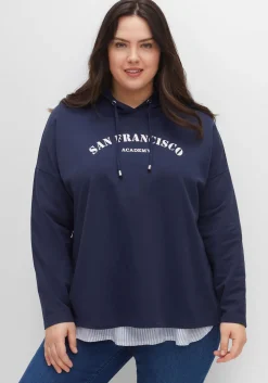 Kapuzensweatshirt mit Frontdruck, in A-Linie<sheego Best
