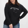 Kapuzensweatshirt mit Frontdruck, in A-Linie<sheego Best