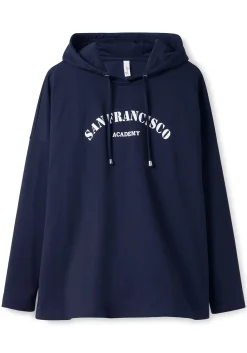 Kapuzensweatshirt mit Frontdruck, in A-Linie<sheego Best