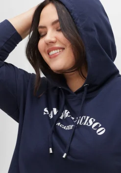 Kapuzensweatshirt mit Frontdruck, in A-Linie<sheego Best