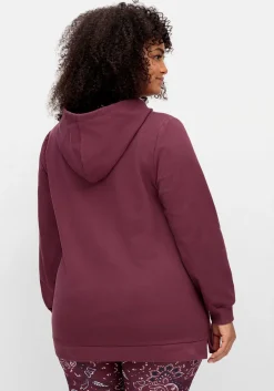 Kapuzensweatshirt mit Knopfleiste und Kängurutaschen<sheego by Joe Browns Fashion