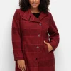 Karierte Jacke in Wolloptik und leichter A-Linie<sheego by Joe Browns New