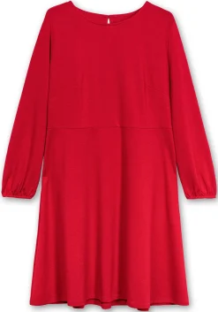 Kleid aus Interlock, mit ausgestelltem Rock<sheego New