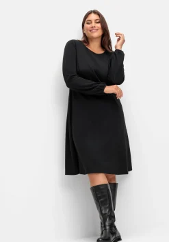 Kleid aus Interlock, mit ausgestelltem Rock<sheego Outlet