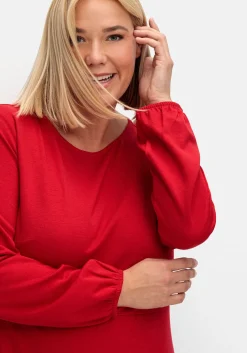 Kleid aus Interlock, mit ausgestelltem Rock<sheego New