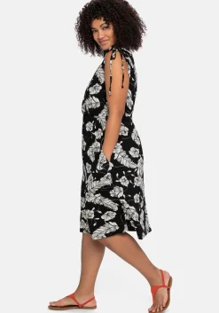 Kleid in Wickeloptik, mit floralem Druck<sheego Best