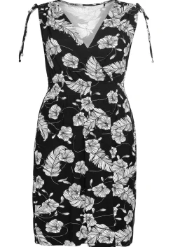 Kleid in Wickeloptik, mit floralem Druck<sheego Best