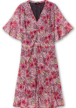 Kleid mit Blütenprint und Flügelärmeln<sheego loves miss goodlife Discount