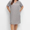 Kleid mit Grafikprint und Tunika-Ausschnitt<sheego Sale
