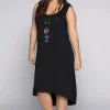 Kleid mit Taschen, im Vokuhilaschnitt<sheego Clearance