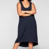 Kleid mit Taschen, im Vokuhilaschnitt<sheego Online