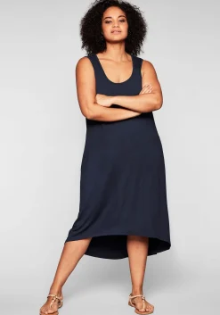 Kleid mit Taschen, im Vokuhilaschnitt<sheego Online