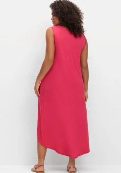 Kleid mit Taschen, im Vokuhilaschnitt<sheego Clearance
