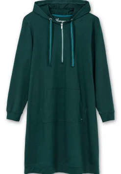 Kniefreies Kapuzensweatkleid mit Kängurutasche<sheego Fashion