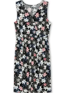 Knielanges Jerseykleid in Wickeloptik<sheego Discount