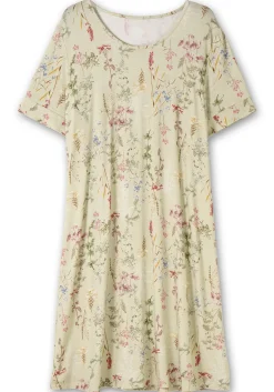 Knielanges Jerseykleid mit Blumenmuster<sheego Online