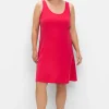 Knielanges, ärmelloses Kleid in A-Linie<sheego Fashion