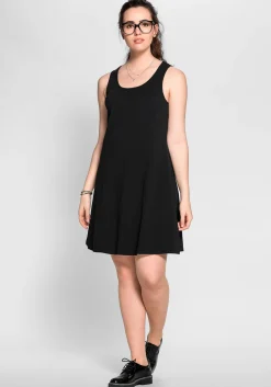 Knielanges, ärmelloses Kleid in A-Linie<sheego Sale
