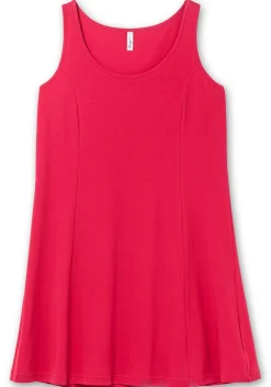 Knielanges, ärmelloses Kleid in A-Linie<sheego Fashion