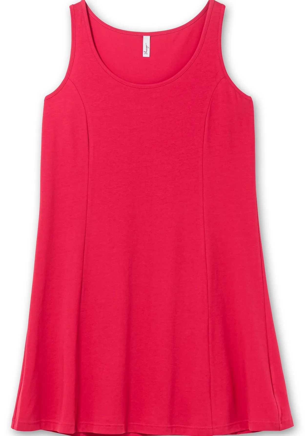 Knielanges, ärmelloses Kleid in A-Linie<sheego Fashion