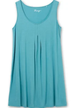 Knielanges Strandkleid mit Kellerfalte vorn<sheego New