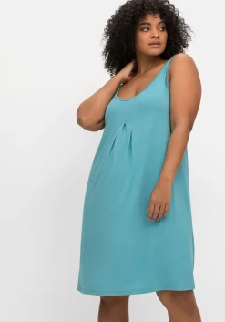 Knielanges Strandkleid mit Kellerfalte vorn<sheego New