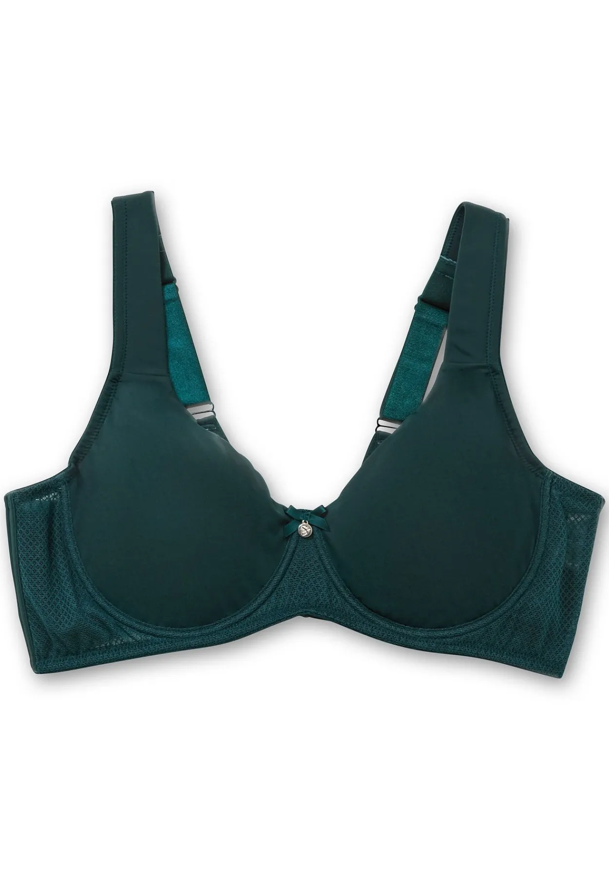 Komfort-BH mit Bügel, doppellagig und blickdicht<sheego Fashion