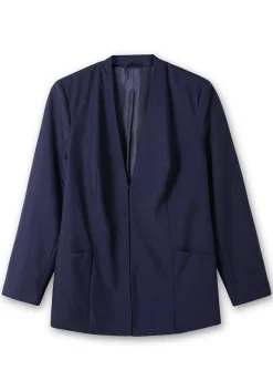 Kragenloser Blazer mit Hakenverschluss<sheego Discount