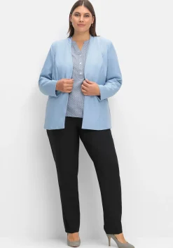 Kragenloser Blazer mit Hakenverschluss<sheego Outlet