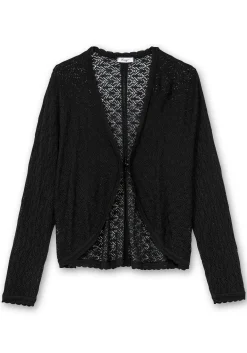 Kurze Ajour-Strickjacke mit Knopfverschluss<sheego New