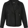 Kurze Bikerjacke in offener Form, mit Reverskragen<VIA APPIA DUE Fashion