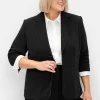 Kurzer, taillierter Blazer mit 1-Knopf-Verschluss<sheego Outlet