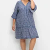 Kurzes Tunikakleid mit Zierband-Details<sheego Discount
