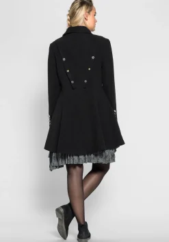 Kurzmantel im asymmetrischen Schnitt<sheego by Joe Browns Fashion