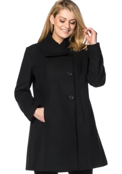 Kurzmantel mit asymmetrischem Kragen<sheego New