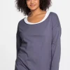 Langarmshirt im Layeringlook, mit Rollkanten<sheego by Joe Browns Discount