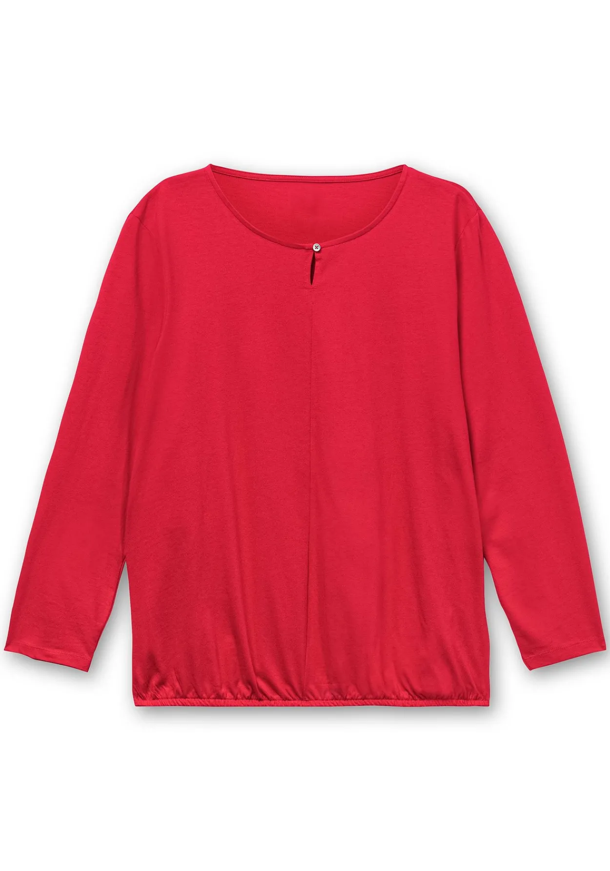 Langarmshirt mit Gummizug am Saum<sheego Best