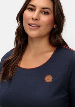 Langarmshirt mit Kontrastpaspeln<sheego x Collection L. Online