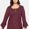 Langarmshirt mit Ärmeln in Zipfelform<sheego by Joe Browns Fashion