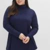 Langarmshirt mit Rollkragen, in A-Linie<sheego Sale