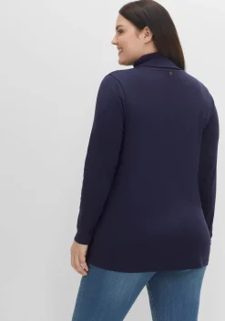 Langarmshirt mit Rollkragen, in A-Linie<sheego Sale
