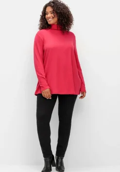 Langarmshirt mit Rollkragen, in A-Linie<sheego New