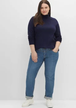Langarmshirt mit Rollkragen, in A-Linie<sheego Sale