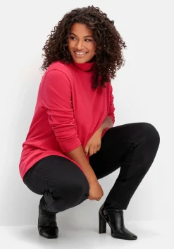 Langarmshirt mit Rollkragen, in A-Linie<sheego New